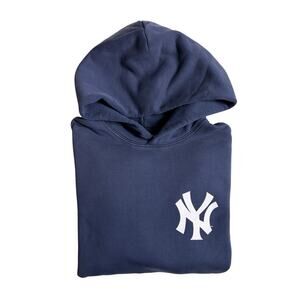 NWOT Madhappy Yankees Pullover Hoodie (Navy Blue) - Medium